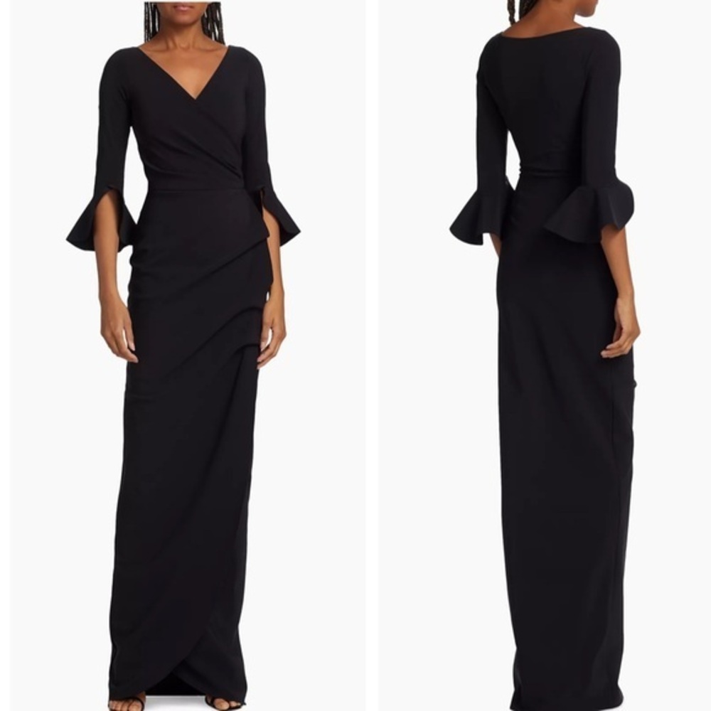 Chiara Boni La Petite Robe Zalfa Ruched Gown Size 18